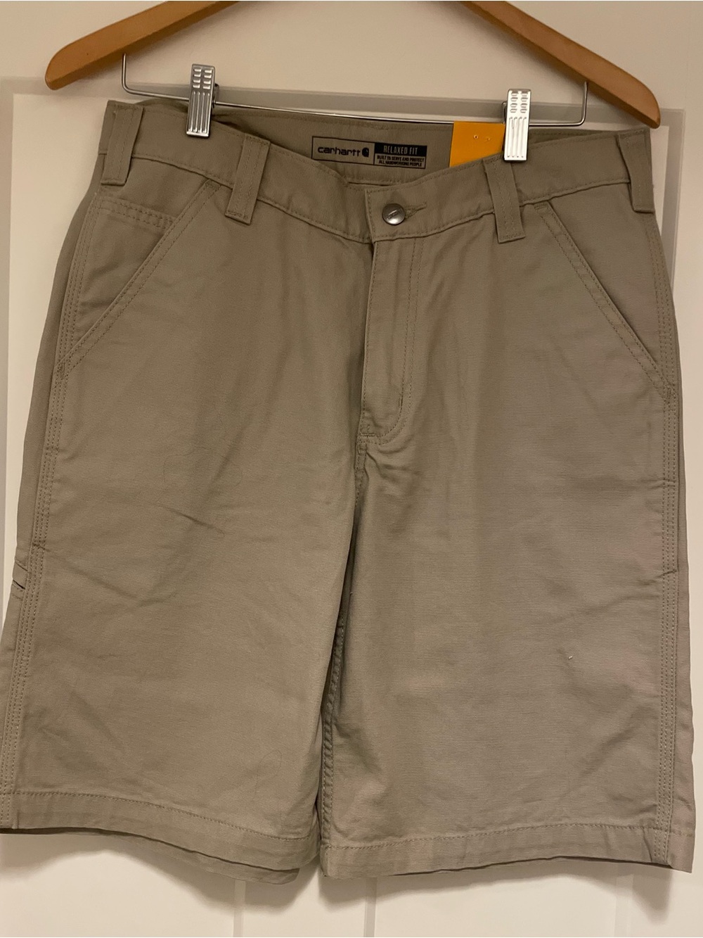 Carhartt Men’s Rugged Flex Relaxed Fit Canvas Work Shorts